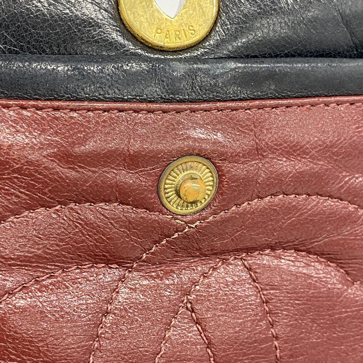 Chanel Shoulder Bag Quilted Limited Edition Lambskin Black Gold Silver — view 6
