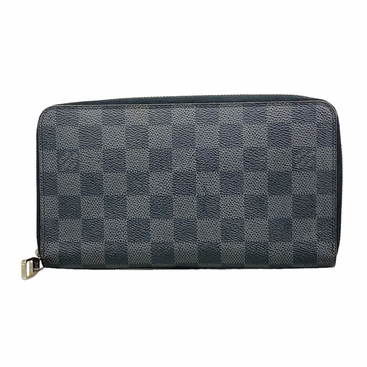 Louis Vuitton Wallet Damier Graphite Zippy Organizer Black
