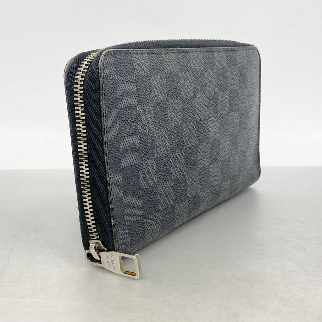 Louis Vuitton Wallet Damier Graphite Zippy Organizer Black — view 2