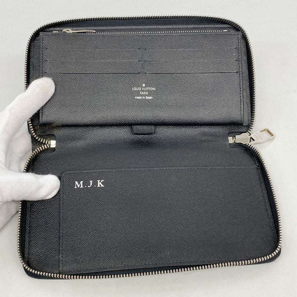 Louis Vuitton Wallet Damier Graphite Zippy Organizer Black — view 3