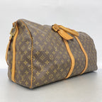 Louis Vuitton Boston Bag Monogram Keepall Bandouliere 55 Brown — view 2