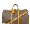 Louis Vuitton Boston Bag Monogram Keepall Bandouliere 55 Brown