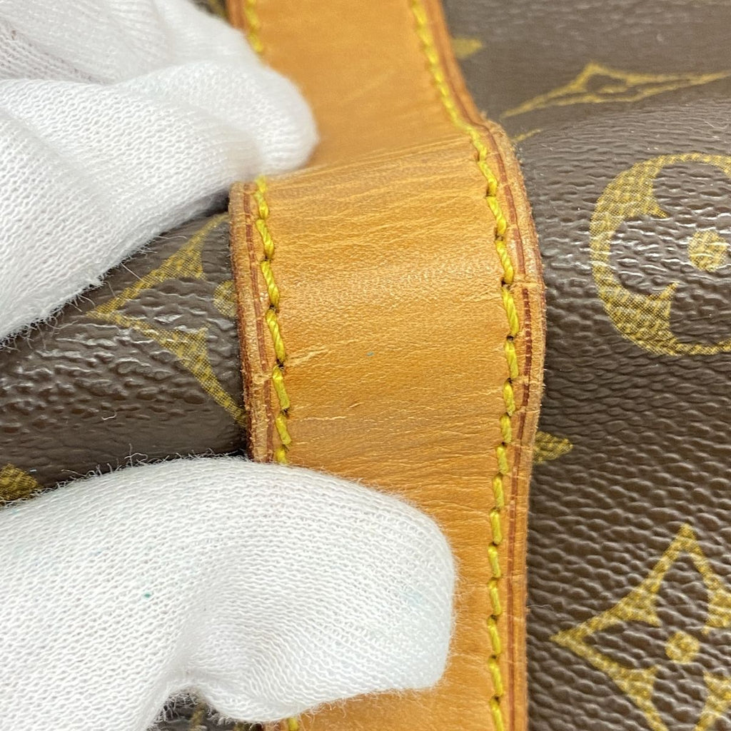 Louis Vuitton Boston Bag Monogram Keepall Bandouliere 55 Brown — view 8