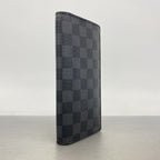 Louis Vuitton Wallet Damier Graphite Portefeuille Brazza Black — view 2