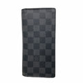 Louis Vuitton Wallet Damier Graphite Portefeuille Brazza Black