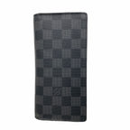 Louis Vuitton Wallet Damier Graphite Portefeuille Brazza Black