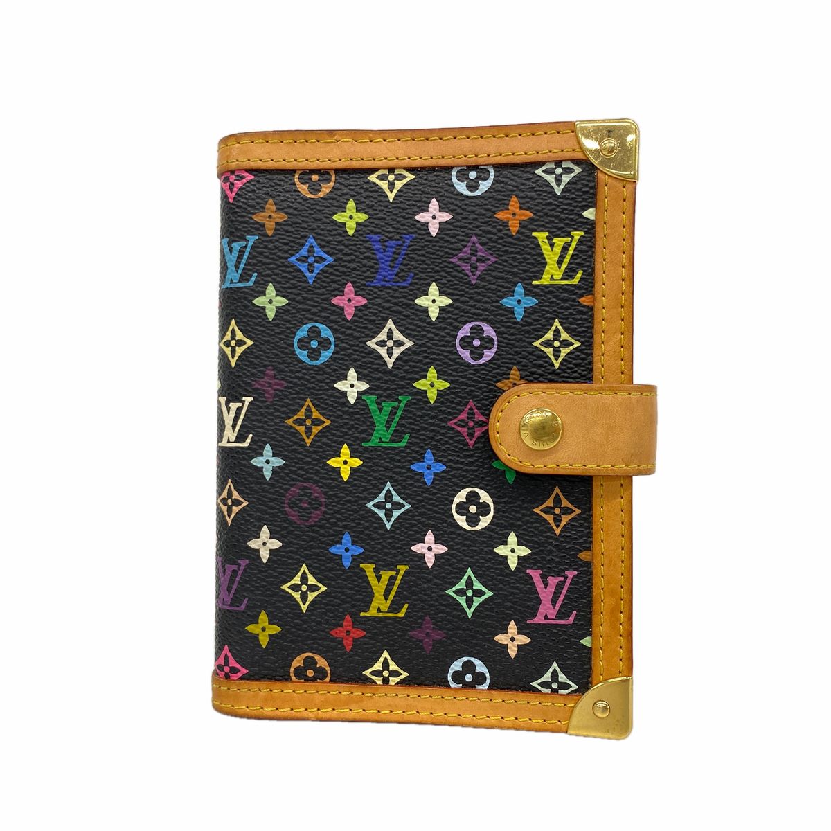 Louis Vuitton Notebook Cover Monogram Multicolor Agenda PM Noir