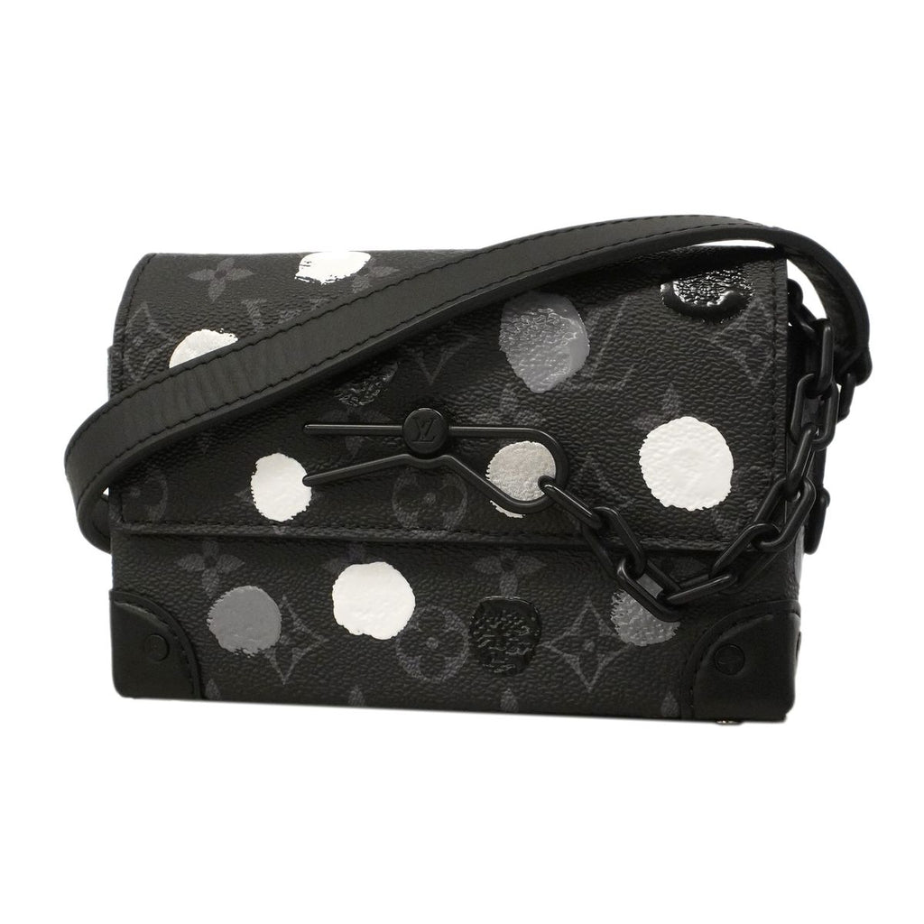 Louis Vuitton Shoulder Bag Monogram Eclipse LV YK Steamer Wearable Wallet Black