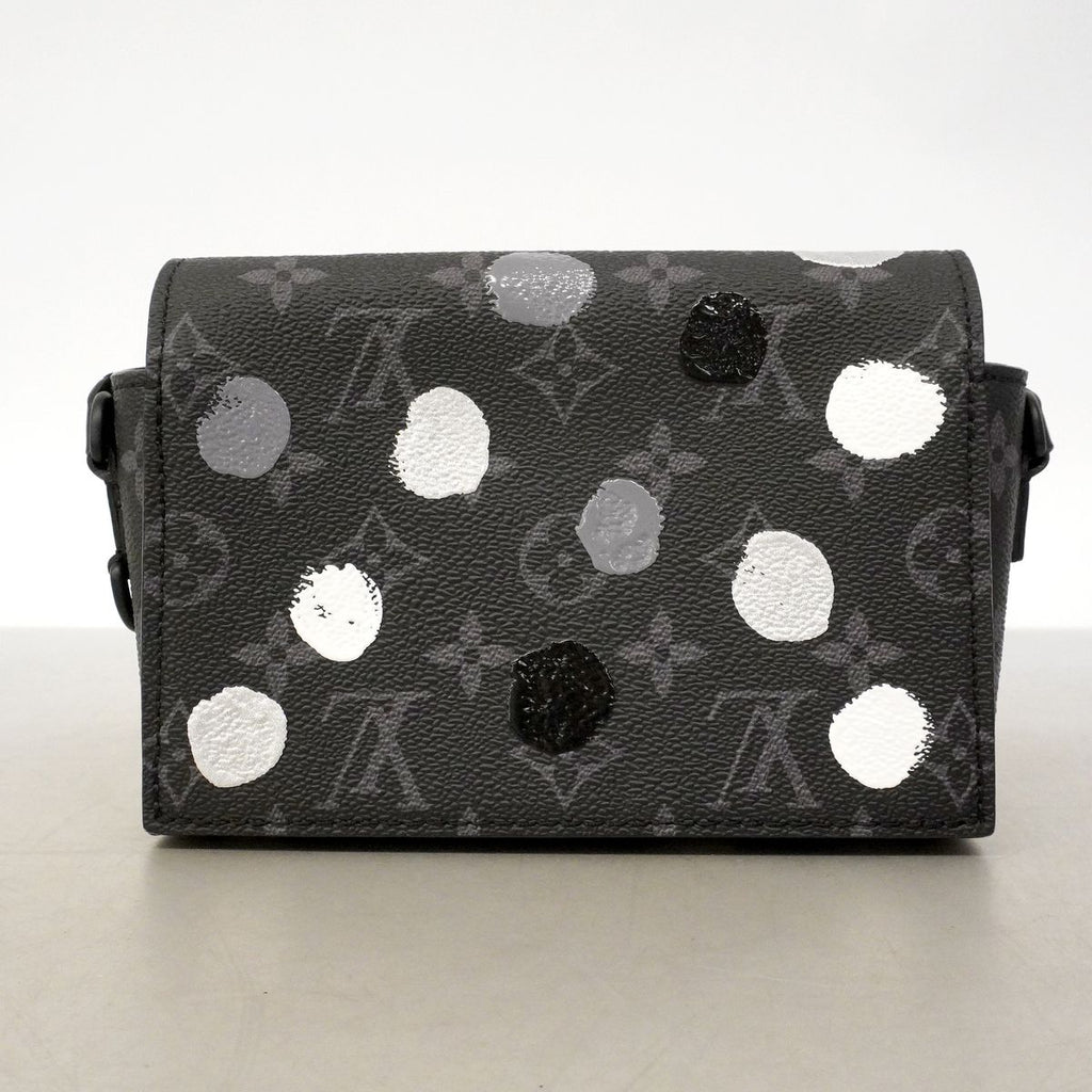 Louis Vuitton Shoulder Bag Monogram Eclipse LV YK Steamer Wearable Wallet Black — view 8