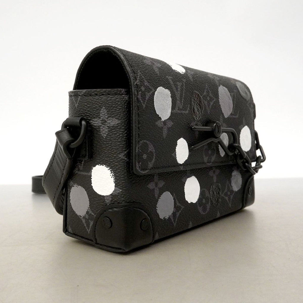 Louis Vuitton Shoulder Bag Monogram Eclipse LV YK Steamer Wearable Wallet Black — view 2