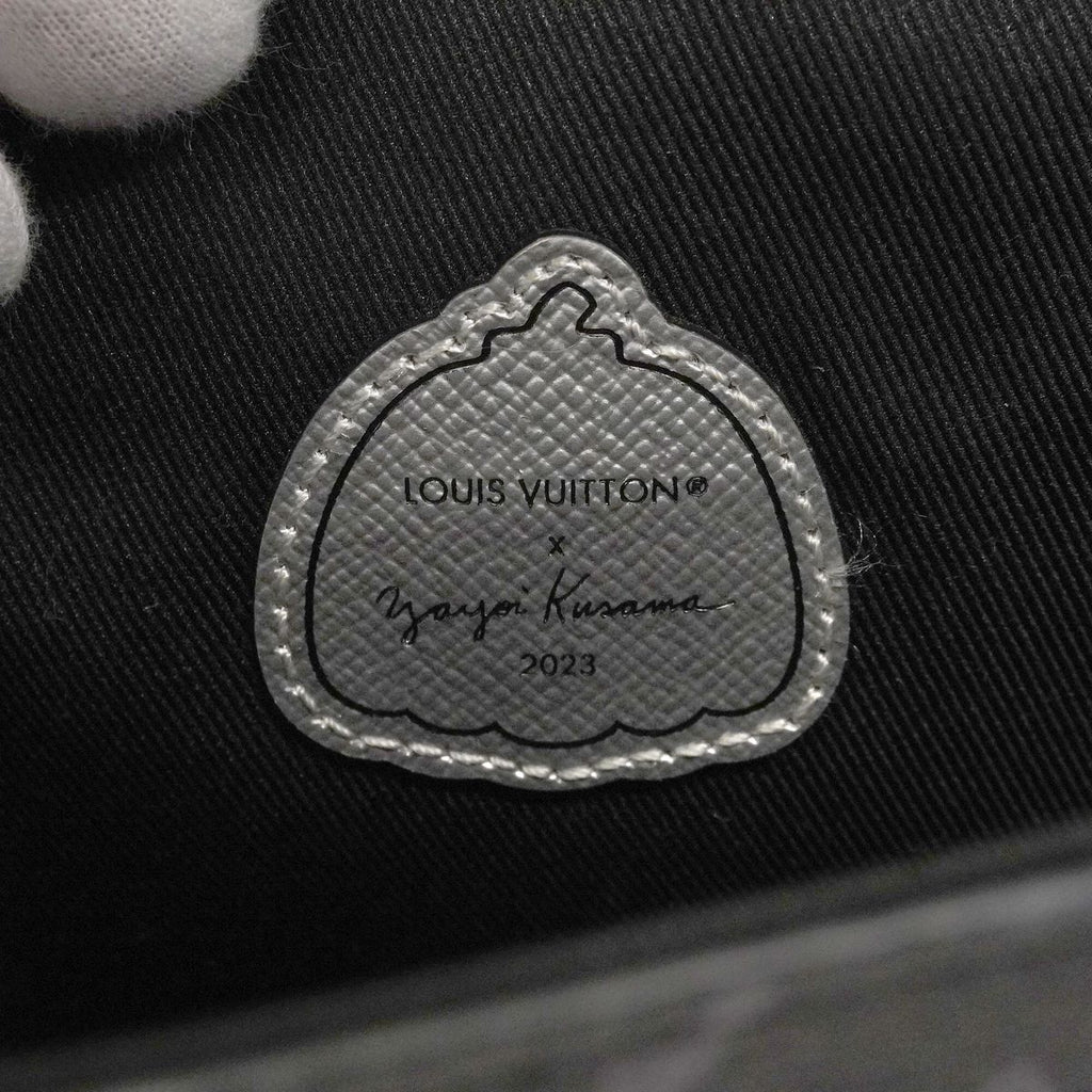 Louis Vuitton Shoulder Bag Monogram Eclipse LV YK Steamer Wearable Wallet Black — view 5