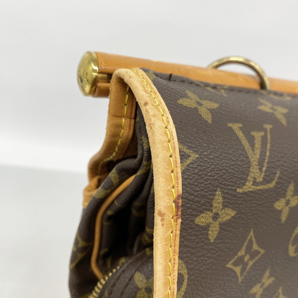 Louis Vuitton Boston Bag Monogram Sac Chasse Brown 2-Way — view 7