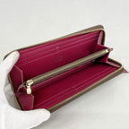 Louis Vuitton Wallet Monogram Portefeuille Clemence Fuchsia — view 3