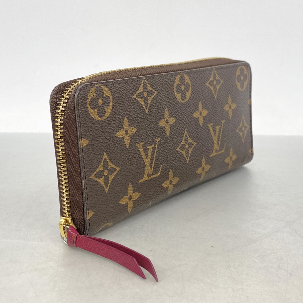 Louis Vuitton Wallet Monogram Portefeuille Clemence Fuchsia — view 2