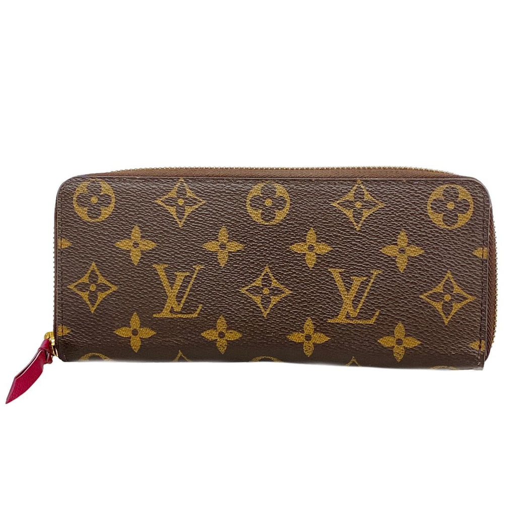 Louis Vuitton Wallet Monogram Portefeuille Clemence Fuchsia