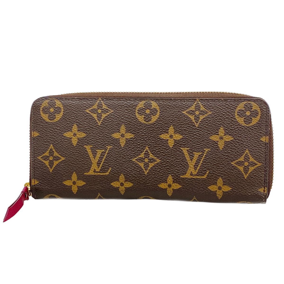 Louis Vuitton Wallet Monogram Portefeuille Clemence Fuchsia