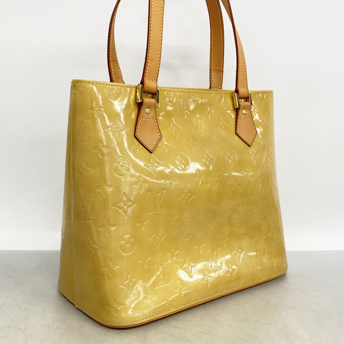 Louis Vuitton Tote Vernis Houston Beige — view 2