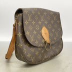 Louis Vuitton Shoulder Bag Monogram Saint-cloud GM Brown — view 2