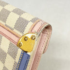 Louis Vuitton Wallet Damier Azur Summer Trunk Portefeuille Sarah White — view 6