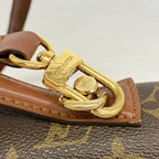 Louis Vuitton Handbag Monogram Monceau 26 Brown 2-Way Bag — view 8