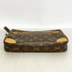 Louis Vuitton Clutch Monogram Marly Dragonne GM Brown — view 3