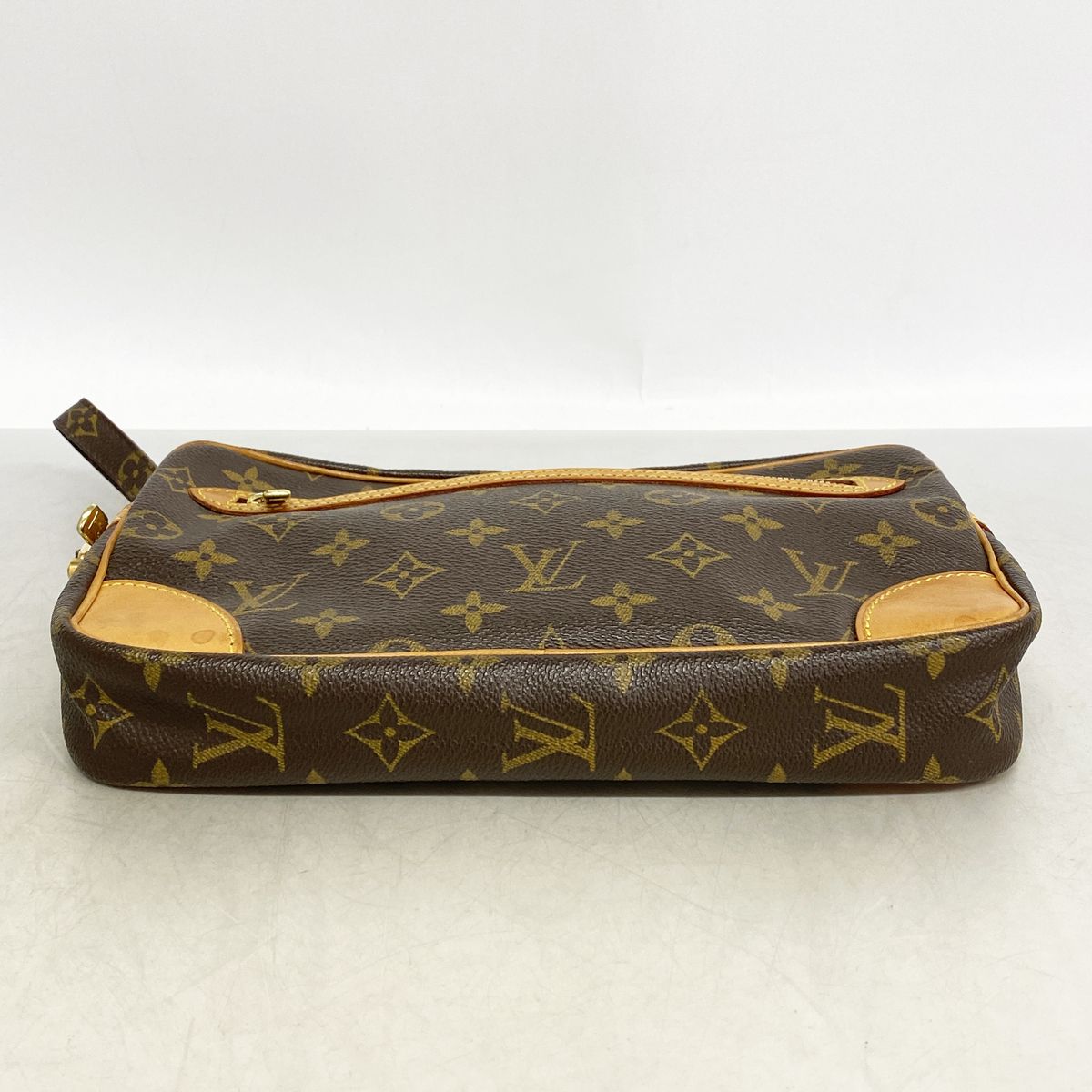 Louis Vuitton Clutch Monogram Marly Dragonne GM Brown — view 3