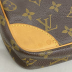 Louis Vuitton Clutch Monogram Marly Dragonne GM Brown — view 6