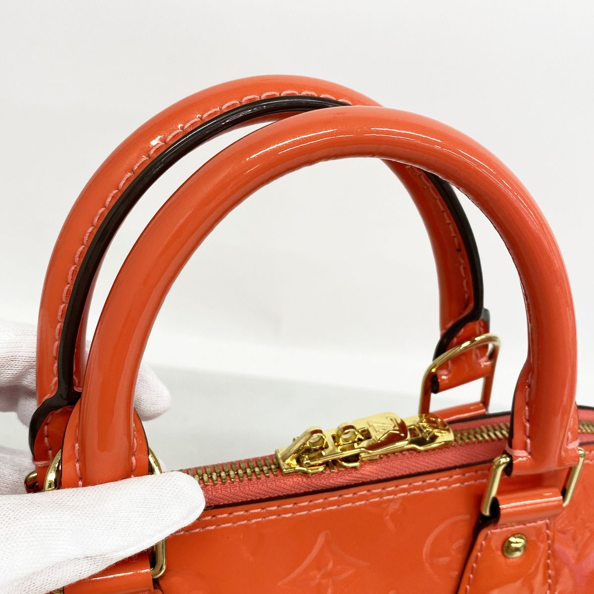 Louis Vuitton Handbag Vernis Alma PM Rose Rich — view 7