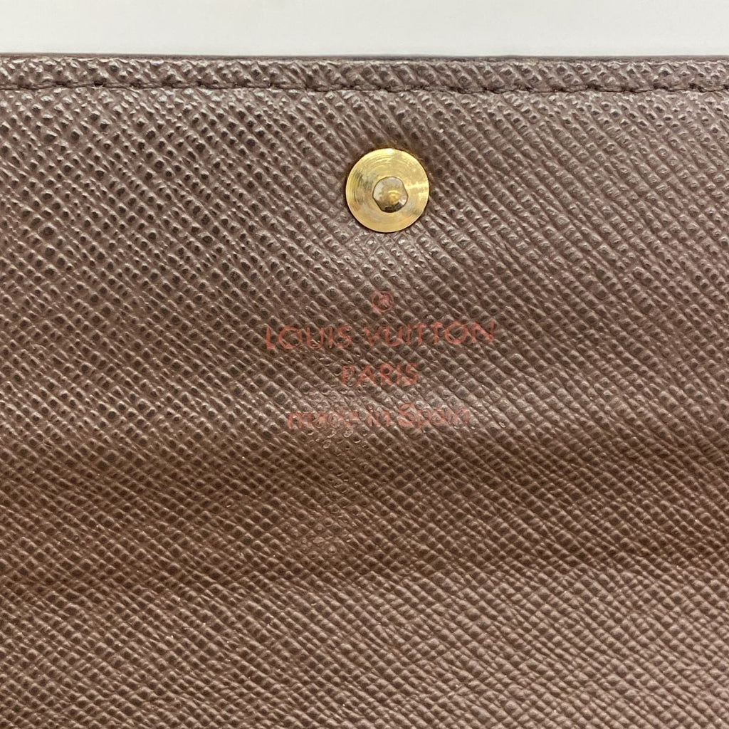Louis Vuitton Wallet Damier Pochette Porte Monnaie Credit Ebene Coin Purse — view 4