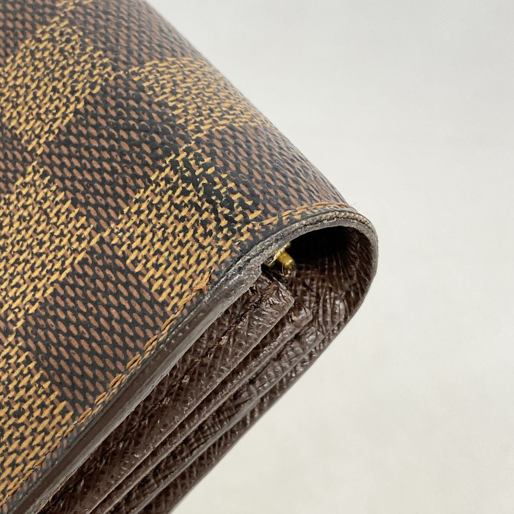 Louis Vuitton Wallet Damier Pochette Porte Monnaie Credit Ebene Coin Purse — view 8