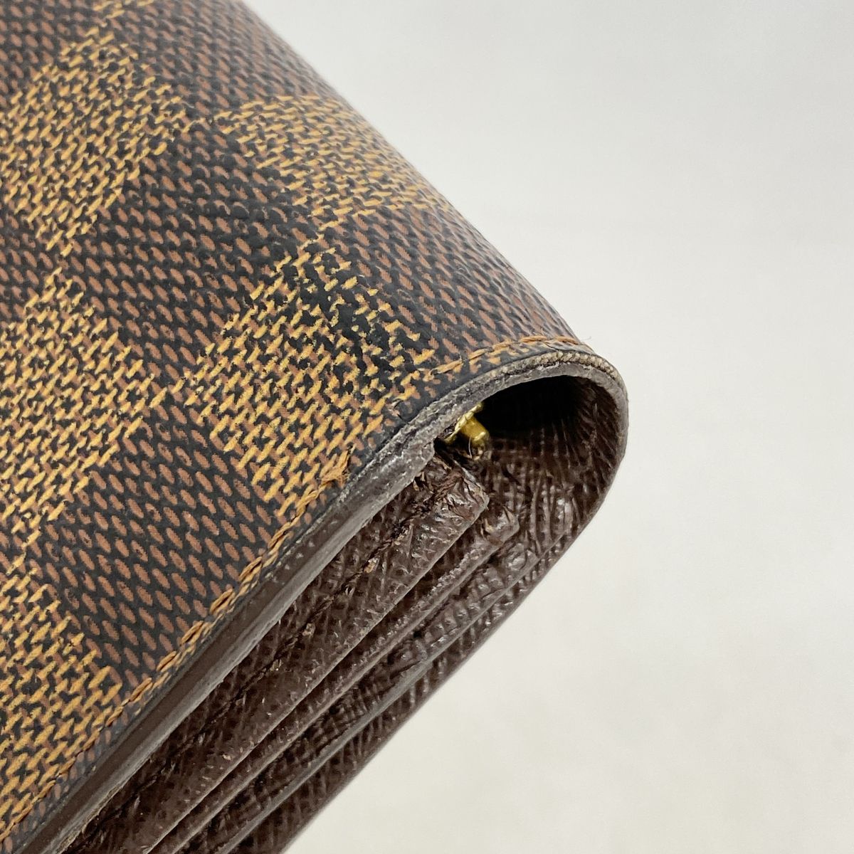 Louis Vuitton Wallet Damier Pochette Porte Monnaie Credit Ebene Coin Purse — view 8
