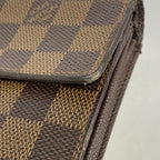 Louis Vuitton Wallet Damier Pochette Porte Monnaie Credit Ebene Coin Purse — view 7