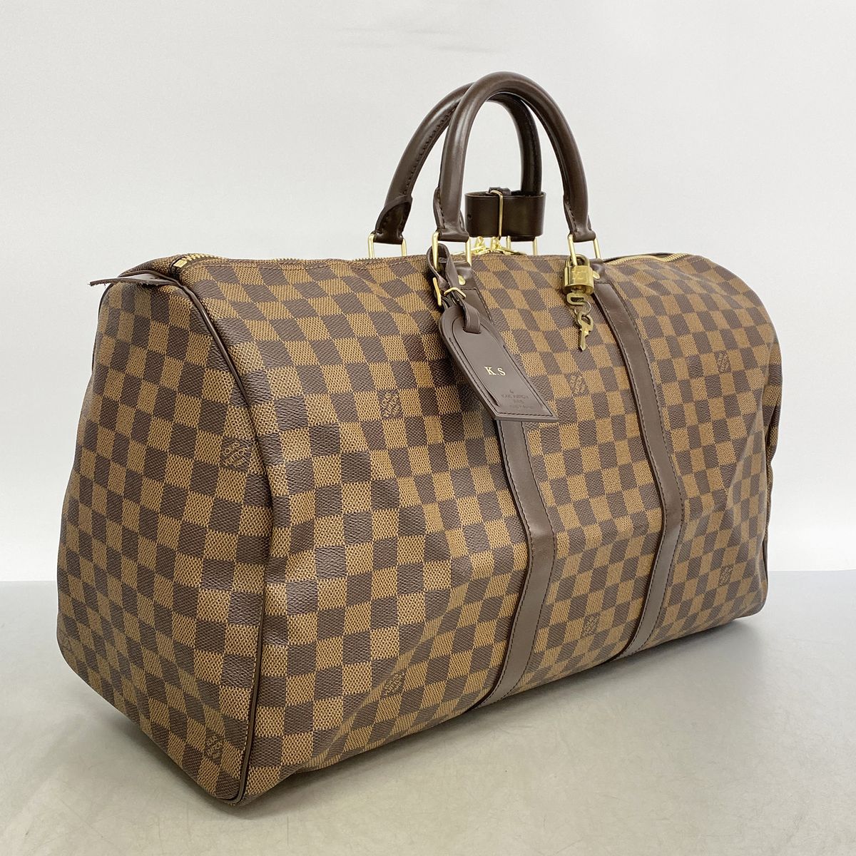 Louis Vuitton Boston Bag Damier Keepall 50 Ebene — view 2