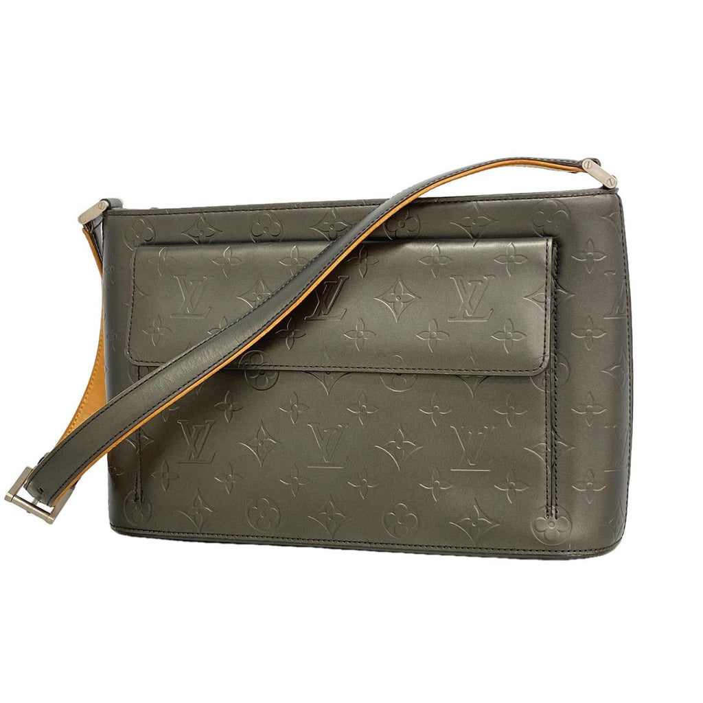 Louis Vuitton Shoulder Bag Monogram Matt Alston Noir