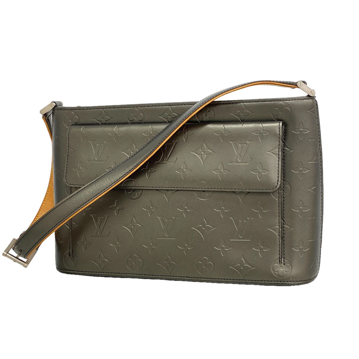 Louis Vuitton Shoulder Bag Monogram Matt Alston Noir