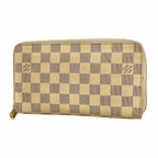 Louis Vuitton Wallet Damier Azur Zippy Organizer White