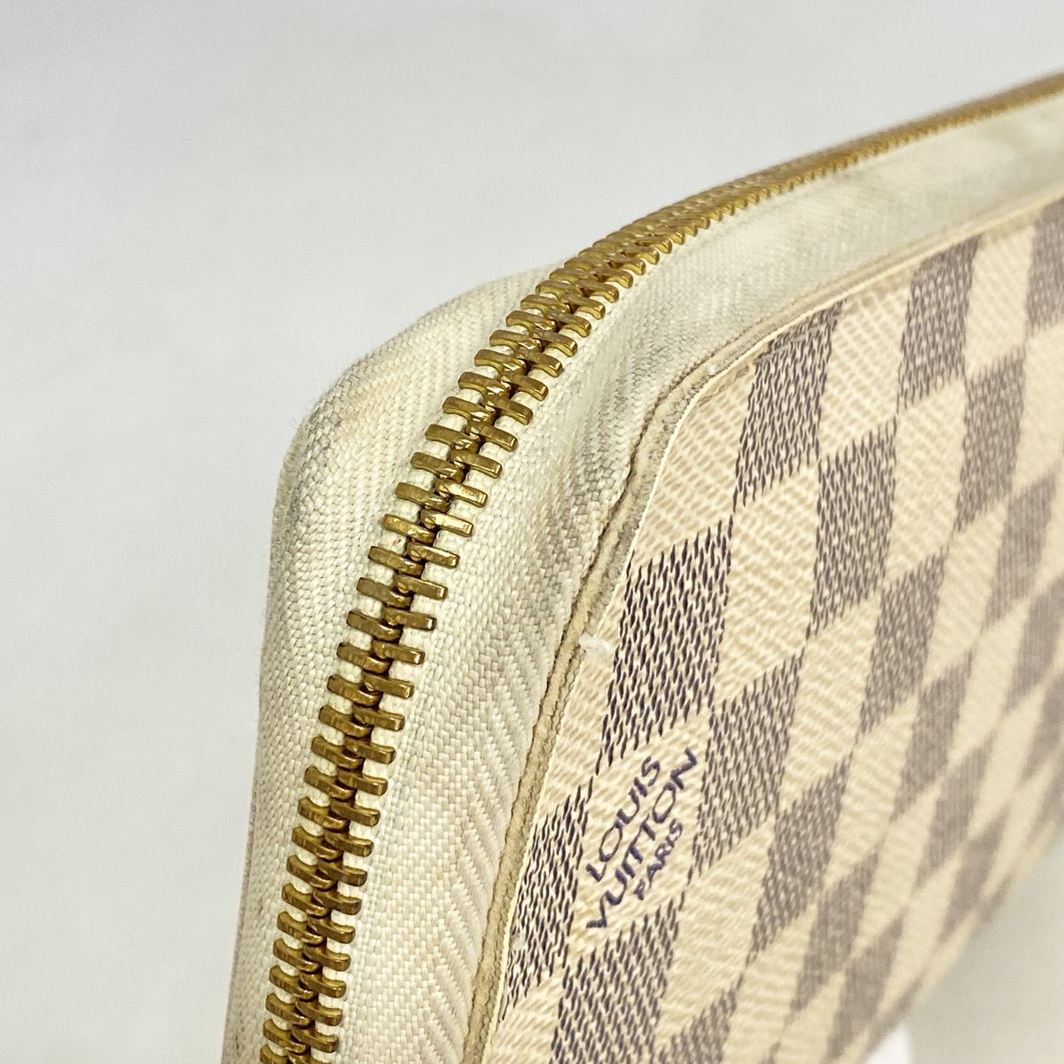Louis Vuitton Wallet Damier Azur Zippy Organizer White — view 7