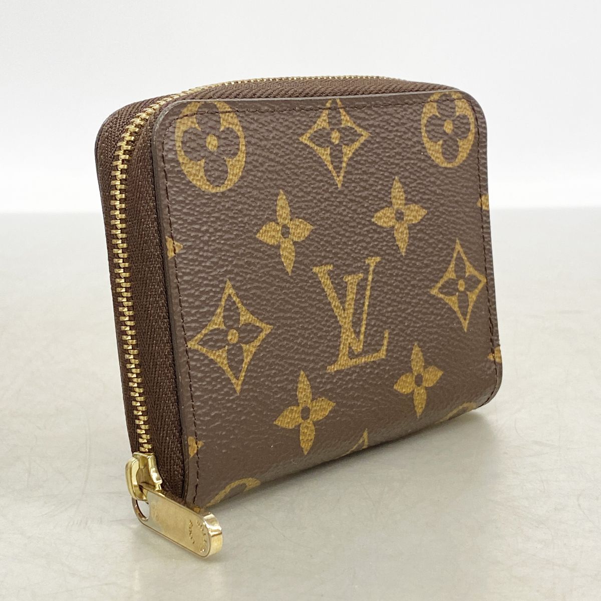 Louis Vuitton Coin Purse Monogram Zippy Brown — view 2