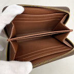 Louis Vuitton Coin Purse Monogram Zippy Brown — view 3