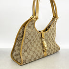 Gucci Handbag GG Canvas Jackie Brown Silver — view 2