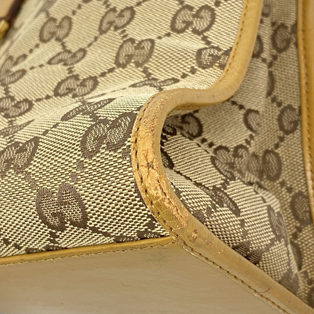 Gucci Handbag GG Canvas Jackie Brown Silver — view 6