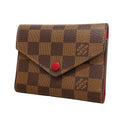 Louis Vuitton Trifold Wallet Damier Portefeuille Victorine Ebene