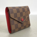 Louis Vuitton Trifold Wallet Damier Portefeuille Victorine Ebene — view 2