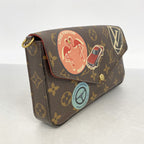 Louis Vuitton Wallet on Chain Monogram Pochette Felice Brown Shoulder Bag — view 2