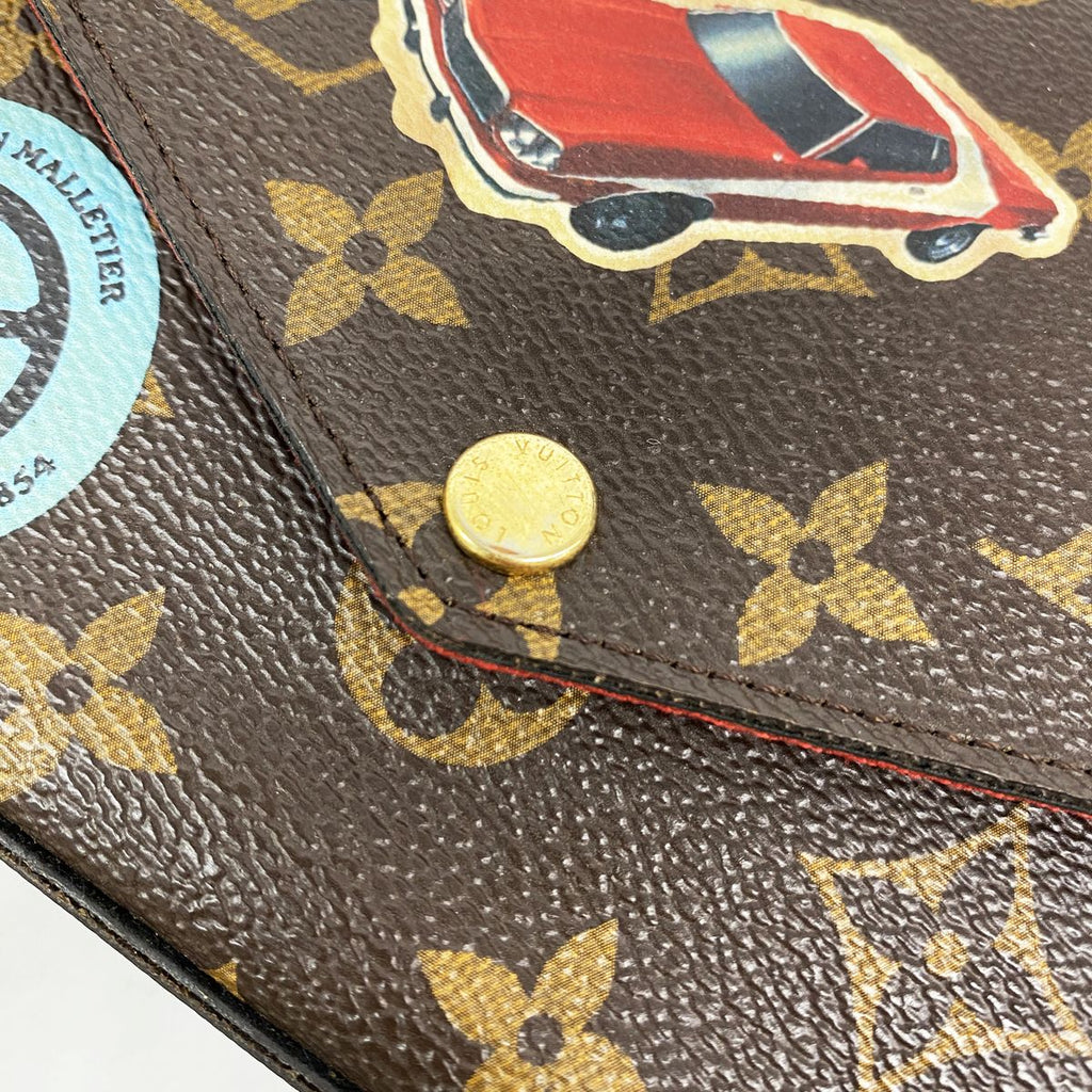 Louis Vuitton Wallet on Chain Monogram Pochette Felice Brown Shoulder Bag — view 7