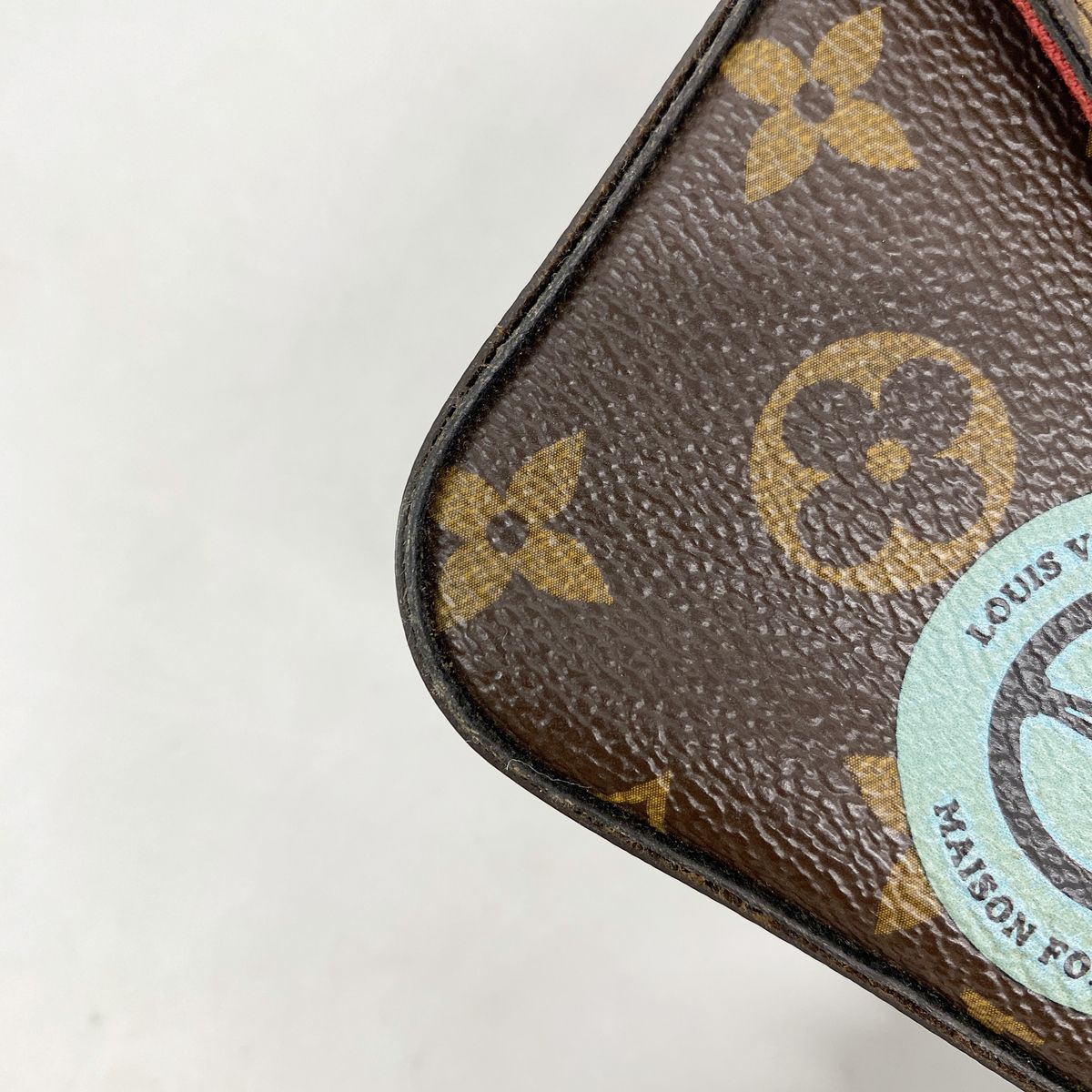 Louis Vuitton Wallet on Chain Monogram Pochette Felice Brown Shoulder Bag — view 6