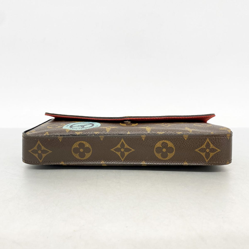 Louis Vuitton Wallet on Chain Monogram Pochette Felice Brown Shoulder Bag — view 3