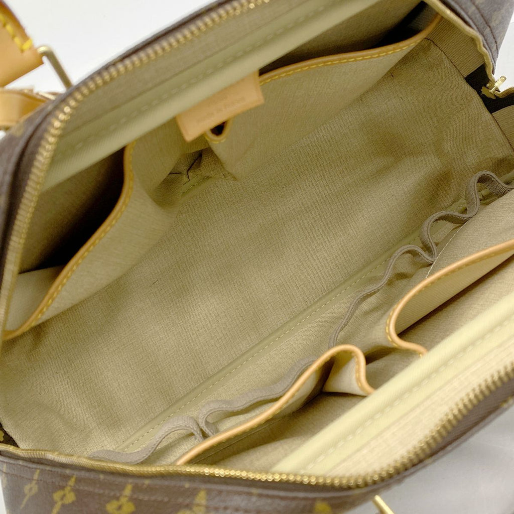 Louis Vuitton Handbag Monogram Deauville Brown — view 4