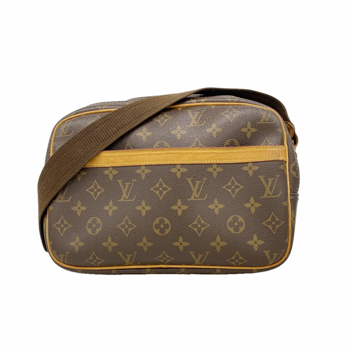 Louis Vuitton Shoulder Bag Monogram Reporter PM Brown