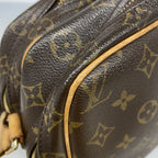 Louis Vuitton Shoulder Bag Monogram Reporter PM Brown — view 7